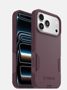 iPhone 17 Pro Max Case
Commuter Series OtterBox Rugged Phone Case in Plum